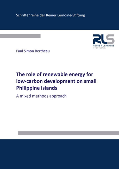 The role of renewable energy for low-carbon development on small Philippine islands - Paul Simon Bertheau