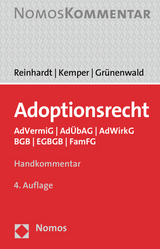 Adoptionsrecht - Jörg Reinhardt, Rainer Kemper, Christoph Grünenwald