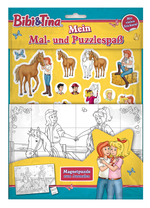 Bibi & Tina: Mein Mal- und Puzzlespaß -  Panini