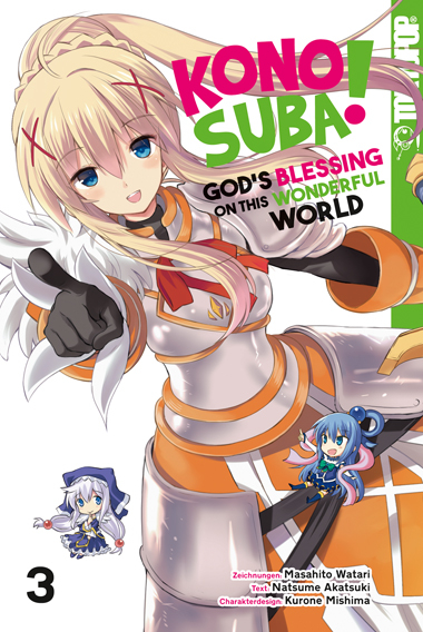 Konosuba! God's Blessing On This Wonderful World! 03 - Masahito Watari, Natsume Akatsuki, Kurone Mishima