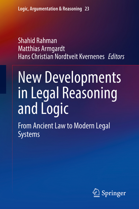 New Developments in Legal Reasoning and Logic - 