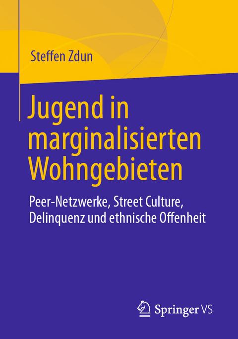 Jugend in marginalisierten Wohngebieten - Steffen Zdun