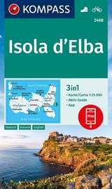 KOMPASS Wanderkarte 2468 Isola d' Elba 1:25.000