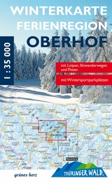 Winterkarte Ferienregion Oberhof - 