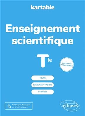 Enseignement scientifique terminale : nouveaux programmes -  KARTABLE - L'ECOLE S