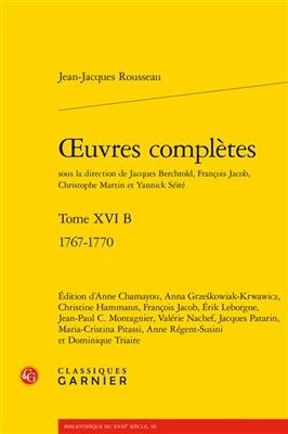 Oeuvres Completes - Jean-Jacques Rousseau