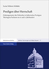 Predigen über Herrschaft - Luise Schorn-Schütte