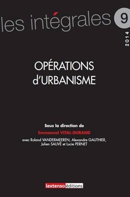 Opérations d'urbanisme -  VITAL-DURAND EMMANUE