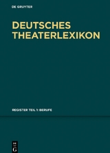 Deutsches Theater-Lexikon / Berufe - 