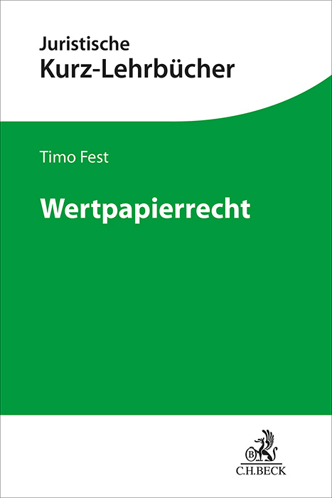 Wertpapierrecht - Timo Fest