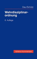 Wehrdisziplinarordnung - Dau, Klaus