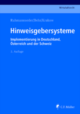Hinweisgebersysteme - Ruhmannseder, Felix; Witzigmann, Tobias; Krakow, Georg
