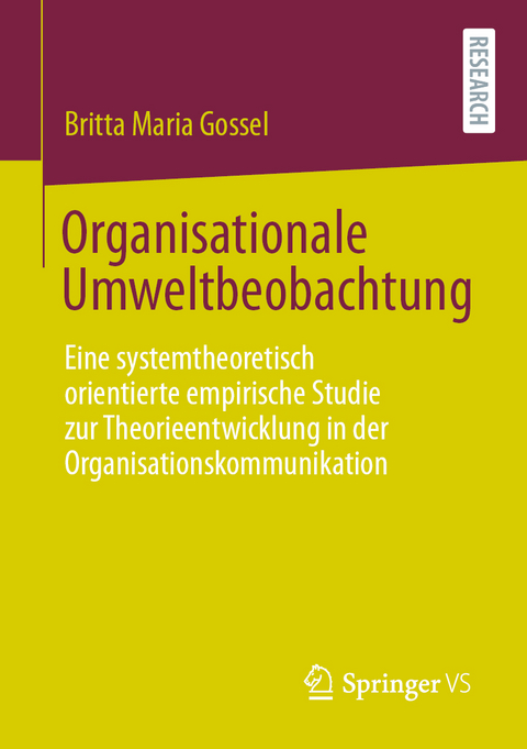Organisationale Umweltbeobachtung - Britta Maria Gossel
