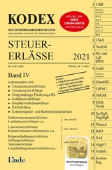 KODEX Steuer-Erlässe 2021, Band IV - Elisabeth Titz-Frühmann