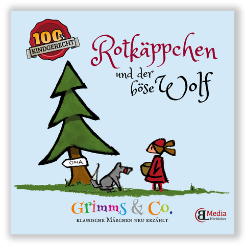 Vom Rotkäppchen und dem Wolf Märchenlern- und Bastelbuch - Bianka Lebsuch