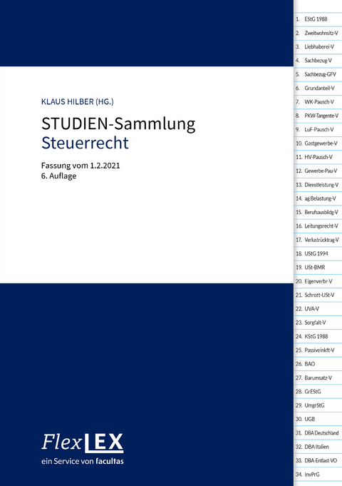 STUDIEN-Sammlung Steuerrecht - Klaus Hilber