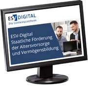 ESV-Digital Staatliche Förderung der Altersvorsorge und Vermögensbildung - 