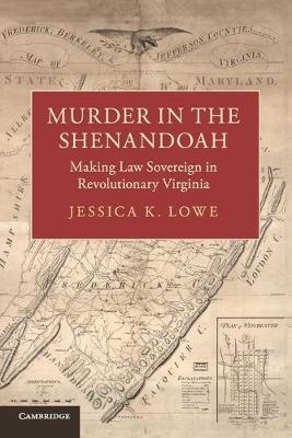 Murder in the Shenandoah - Jessica K. Lowe