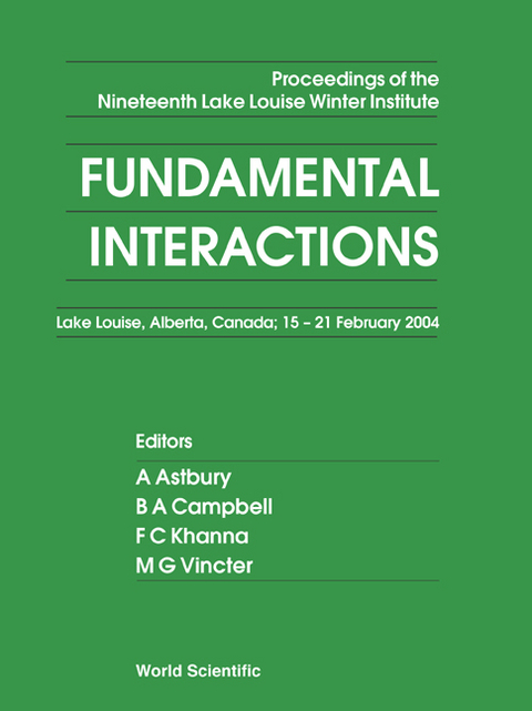 FUNDAMENTAL INTERACTIONS - 