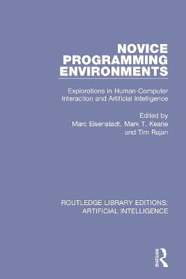 Novice Programming Environments - 