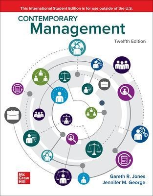 Contemporary Management ISE - Gareth Jones, Jennifer George