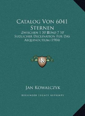 Catalog Von 6041 Sternen - Jan Kowalczyk