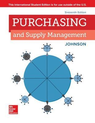 Purchasing and Supply Management - P. Fraser Johnson