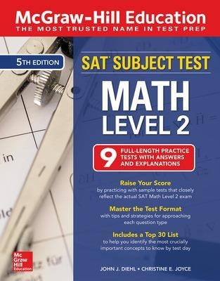 McGraw-Hill Education SAT Subject Test Math Level 2, Fifth Edition - John Diehl