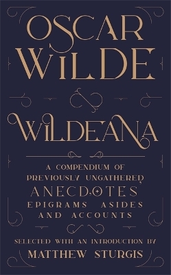 Wildeana (riverrun editions) - Oscar Wilde
