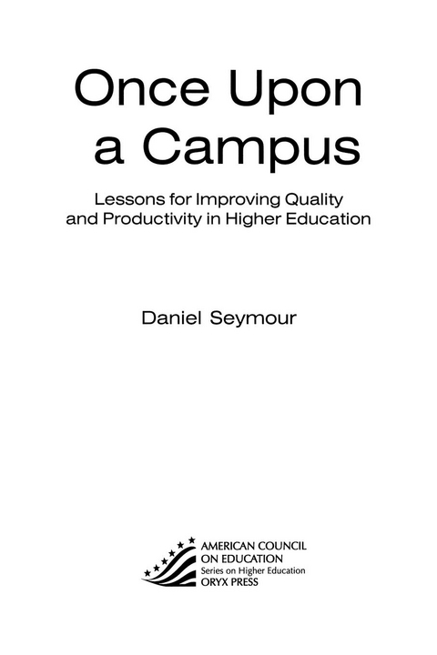 Once Upon a Campus -  Daniel Seymour