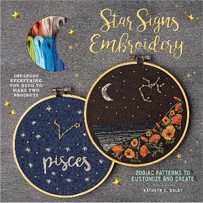 Star Signs Embroidery - Kathryn Chipinka Dalby