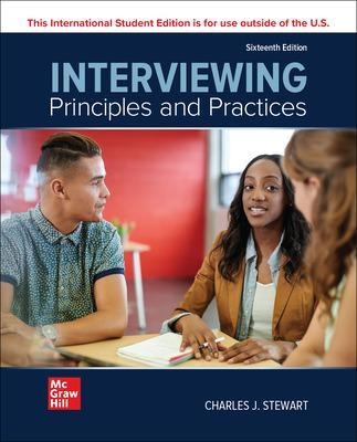 Interviewing: Principles and Practices ISE - Charles Stewart