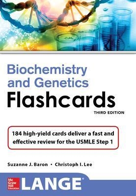 Lange Biochemistry and Genetics Flashhcards, Third Edition - Suzanne Baron