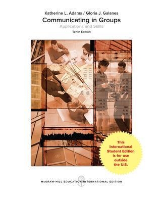 Communicating in Groups: Applications and Skills -  Adams