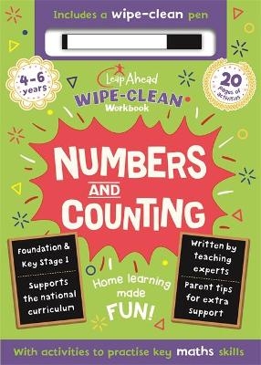 Leap Ahead Wipe-Clean Workbook: 4-6 years Numbers and Counting -  Igloo Books