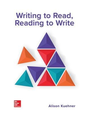 Writing to Read, Reading to Write - Alison Kuehner