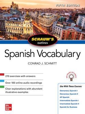 Schaum's Outline of Spanish Vocabulary, Fifth Edition - Conrad Schmitt