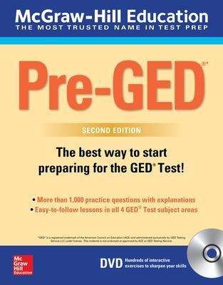 McGraw-Hill Education Pre-GED with DVD, Second Edition -  MCGRAW HILL