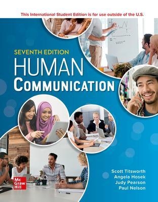 ISE Human Communication - Judy Pearson, Paul Nelson, Scott Titsworth, Angela Hosek