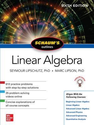 Schaum's Outline of Linear Algebra, Sixth Edition - Seymour Lipschutz, Marc Lipson