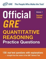 Official GRE Quantitative Reasoning Practice Questions, Second Edition, Volume 1 - Educational Testing Service