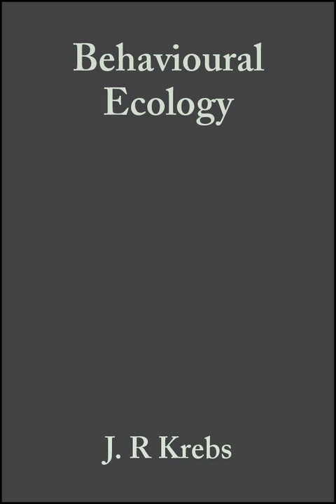 Behavioural Ecology - 