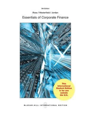 Essentials of Corporate Finance - Stephen Ross, Randolph Westerfield, Bradford Jordan