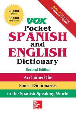 Vox Pocket Spanish and English Dictionary -  Vox