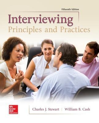 Interviewing: Principles and Practices - Charles Stewart, William Cash