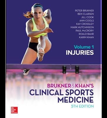 EBOOK BRUKNER & KHAN'S CLINICAL SPORTS MEDICINE: INJURIES, VOL. 1 - Peter Brukner, Ben Clarsen, Jill Cook, Ann Cools, Kay Crossley