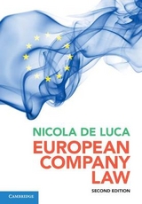 European Company Law - de Luca, Nicola