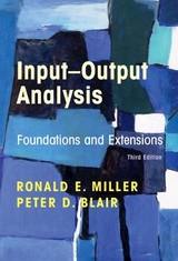 Input-Output Analysis - Miller, Ronald E.; Blair, Peter D.