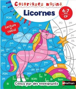 Licornes : lecture et calcul, 6-7 ans, CP - Isabelle Petit-Jean