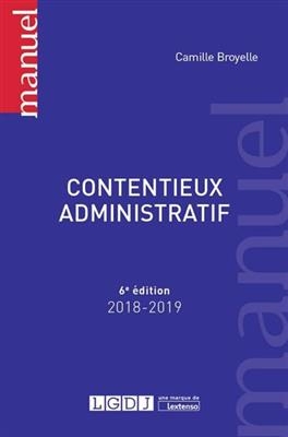 Contentieux administratif : 2018-2019 - Camille Broyelle